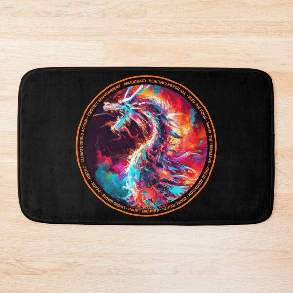 Item preview, PMD00610 Progressive Movement Designs Dragon shows you are still feeling the Bern and support progressive policy goals for progressive Democrats and Independents and Bernie Sanders supporters designed and sold by ProgressiveLeft.
