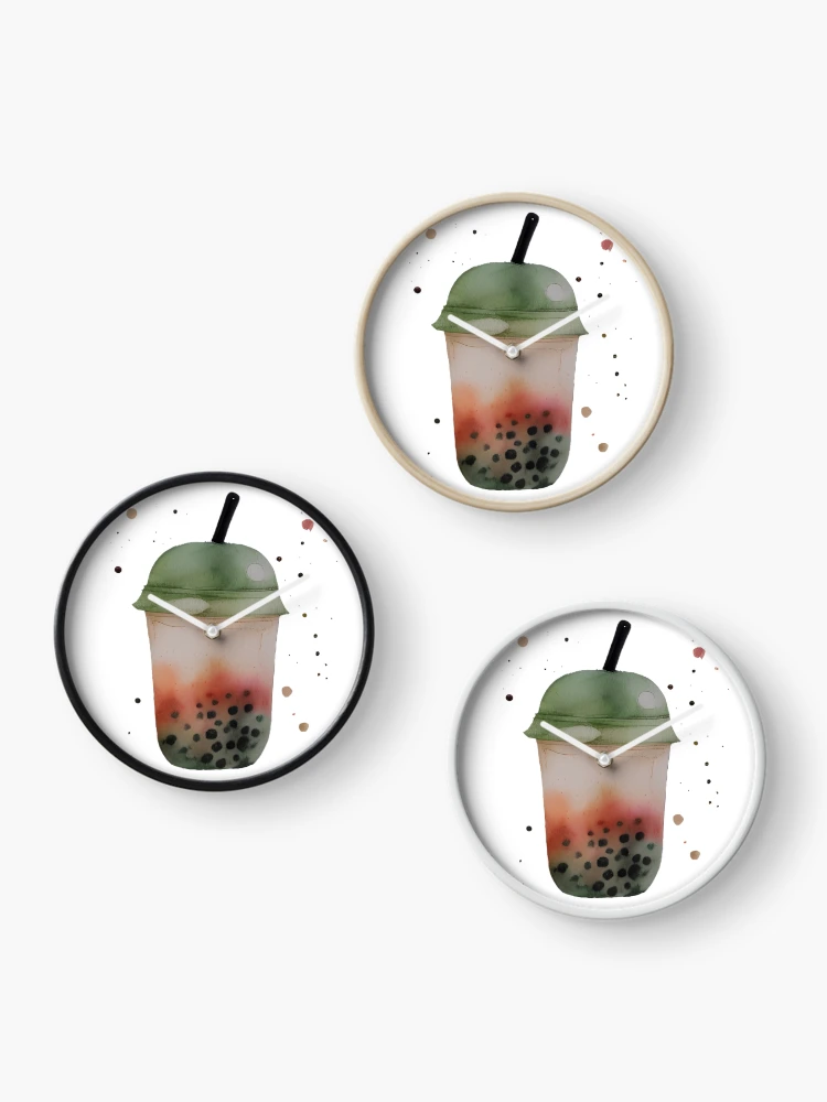 Thumbnail 3 of 4, Clock, Boba Tea designed and sold by Rico-Broham.