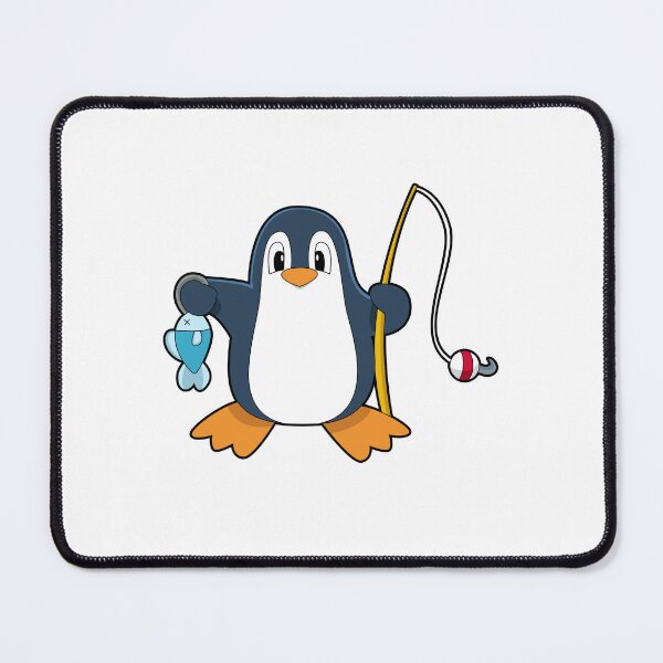 Item preview, Penguin Fisher Fishing rod Fish designed and sold by Snabdesign84.