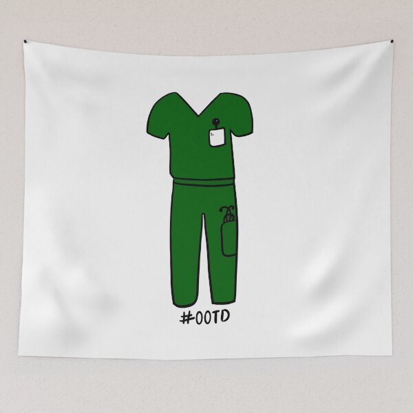Item preview, Ootd scrub designed and sold by Mermaidssparkle.