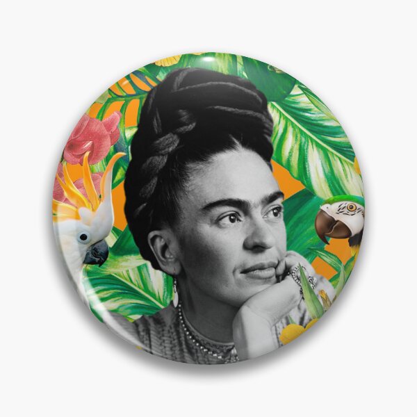 Item preview, Frida Kahlo Orange Jungle designed and sold by Muycote.