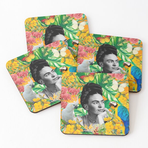 Item preview, Frida Kahlo Orange Jungle designed and sold by Muycote.