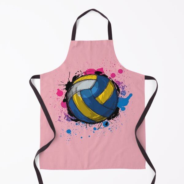 Item preview, Beach Volleyball Art Grunge Paint Splash Yellow and Blue designed and sold by SilentEcho.