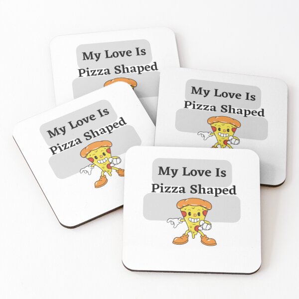 Item preview, My Love Is Pizza Shaped designed and sold by HOMEDESIGNPRINT.