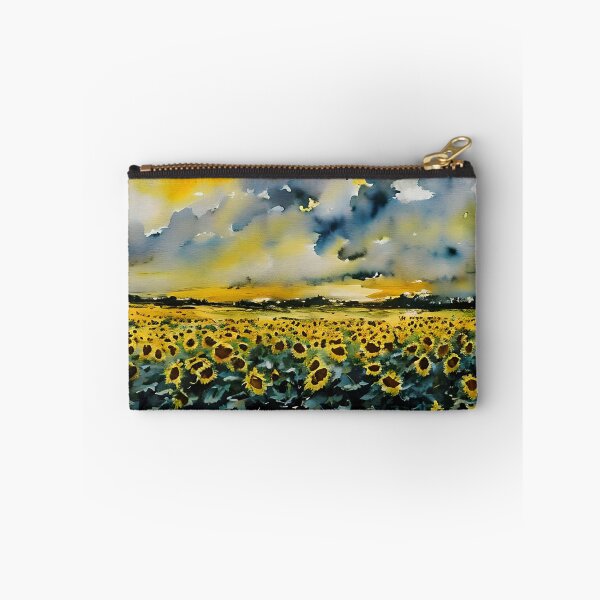 Item preview, Field of Sunflowers designed and sold by DmBWatercolours.