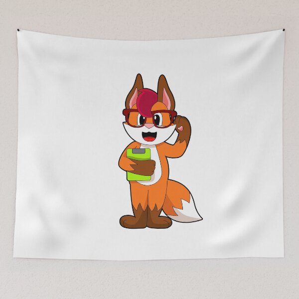 Item preview, Fox Secretary Notepad designed and sold by Snabdesign84.