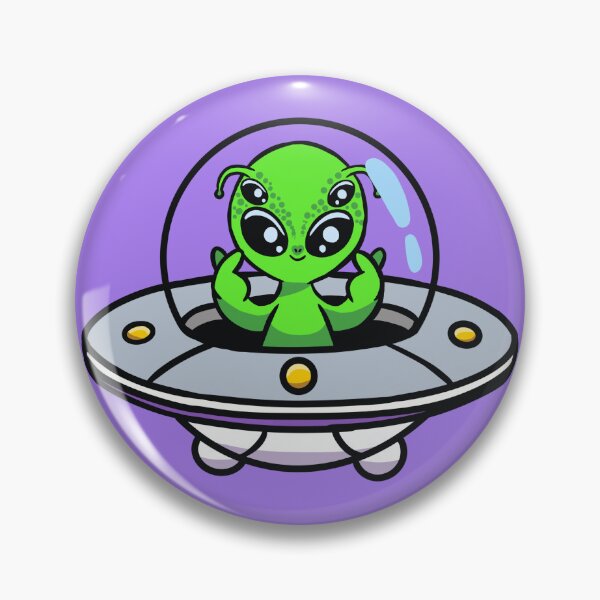Item preview, Alien in Spaceship - Korean Hearts designed and sold by gaslight-n.