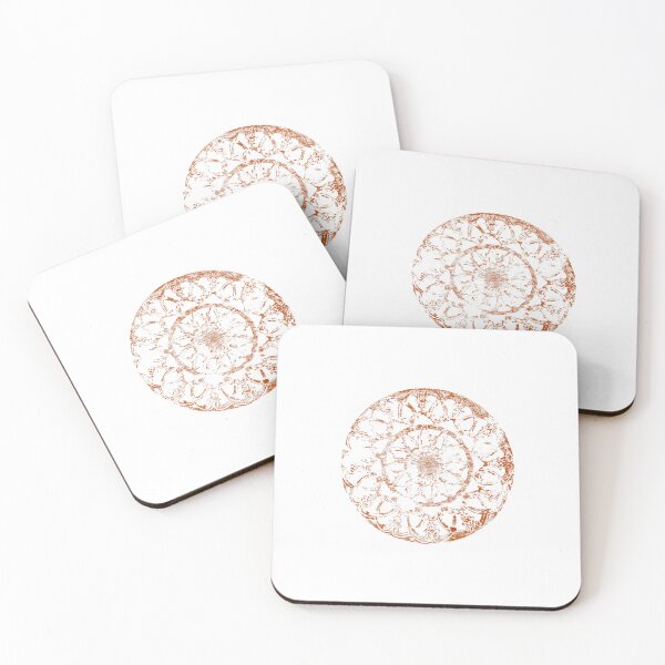 Item preview, Golden Vintage Boho Circle Monoprint  designed and sold by figgynut.
