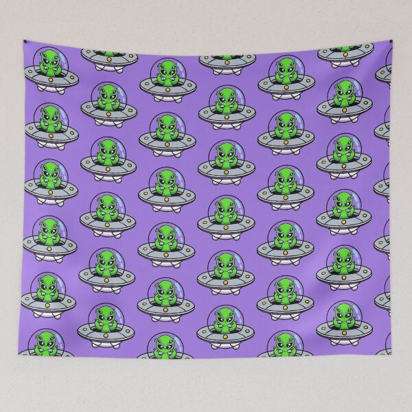 Item preview, Alien in Spaceship - Korean Hearts designed and sold by gaslight-n.