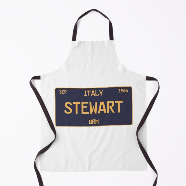 Item preview, Jackie Stewart first win license plate white designed and sold by ff1merch ..