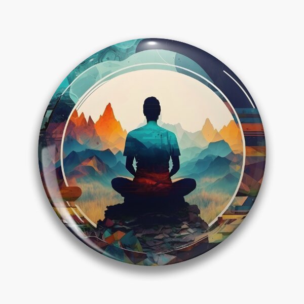 Item preview, Spiritual Life Enthusiasts Doing Meditation In Mountains designed and sold by PECCATOR.