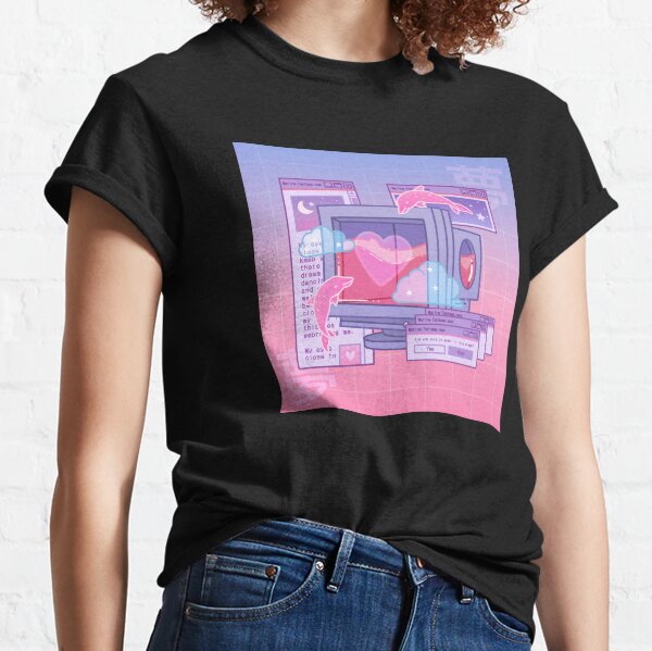 Aesthetic Dreamy Computer Classic T-Shirt