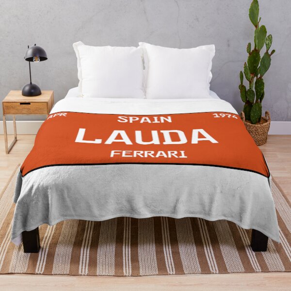 Item preview, Niki Lauda first win license plate white designed and sold by ff1merch ..