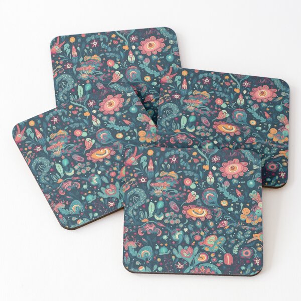 Item preview, Psychedelic Floral Pattern designed and sold by Garbonzo00.