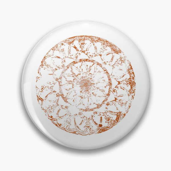 Item preview, Golden Vintage Boho Circle Monoprint  designed and sold by figgynut.
