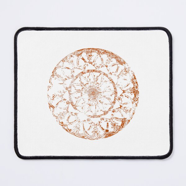 Item preview, Golden Vintage Boho Circle Monoprint  designed and sold by figgynut.