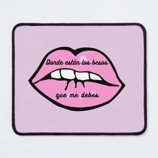 Item preview, Extremoduro Phrase Design "Where are the kisses you owe me" designed and sold by RockQuotes.