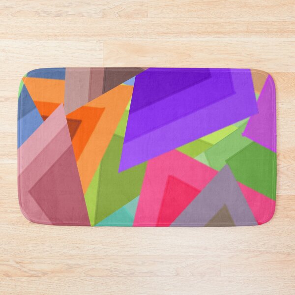 Item preview, Abstract geometric triangles pattern,multicolor designed and sold by cutecrazytshirt.