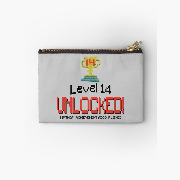 Item preview,  14th Birthday Gamer T-Shirt - Level 14 UNLOCKED! designed and sold by TrendyMerch.