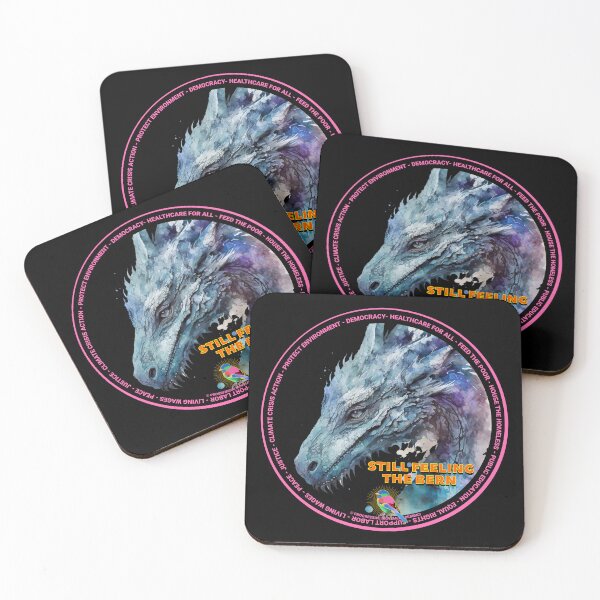 Item preview, PMD00614 Progressive Movement Designs Dragon shows you are still feeling the Bern and support progressive policy goals for progressive Democrats and Independents and Bernie Sanders supporters designed and sold by ProgressiveLeft.