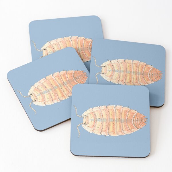 Item preview, Porcellio scaber "Orange Embers" Isopod designed and sold by paintedpansy.