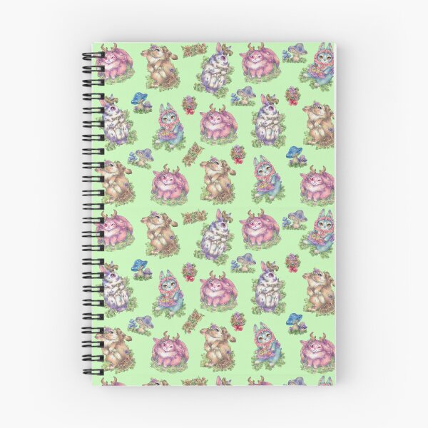 Item preview, Pastel cryptid magic bunnies pattern designed and sold by Monniponi.