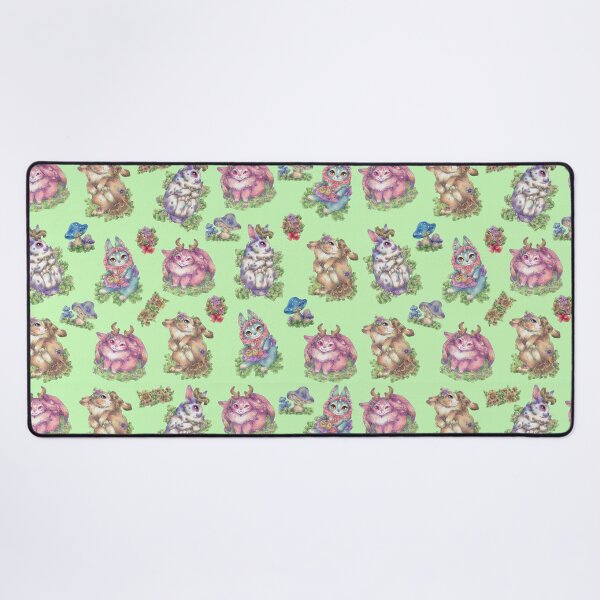 Item preview, Pastel cryptid magic bunnies pattern designed and sold by Monniponi.