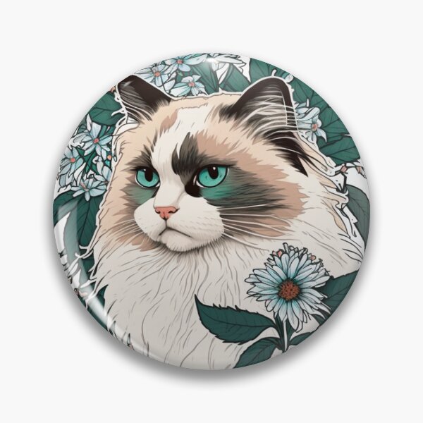 Item preview, Ragdoll Cat: Fluffy, Friendly, and Fabulous cat - botanic designed and sold by Webtoon.