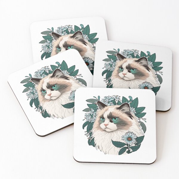 Item preview, Ragdoll Cat: Fluffy, Friendly, and Fabulous cat - botanic designed and sold by Webtoon.