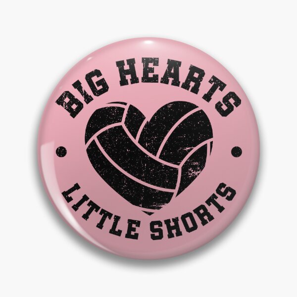 Item preview, Big Hearts Little Shorts Girls Volleyball Cute Heart Art designed and sold by SilentEcho.