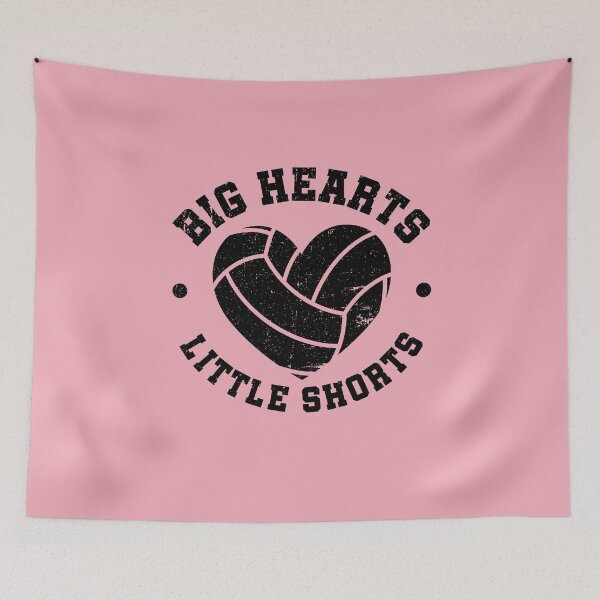 Item preview, Big Hearts Little Shorts Girls Volleyball Cute Heart Art designed and sold by SilentEcho.