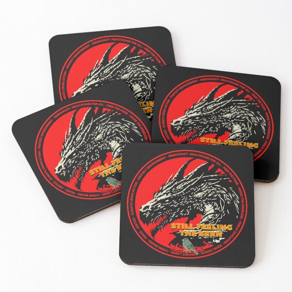 Item preview, PMD00615 Progressive Movement Designs Dragon shows you are still feeling the Bern and support progressive policy goals for progressive Democrats and Independents and Bernie Sanders supporters designed and sold by ProgressiveLeft.