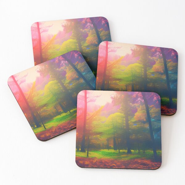 Item preview, Red sky in a green forest designed and sold by brandway.