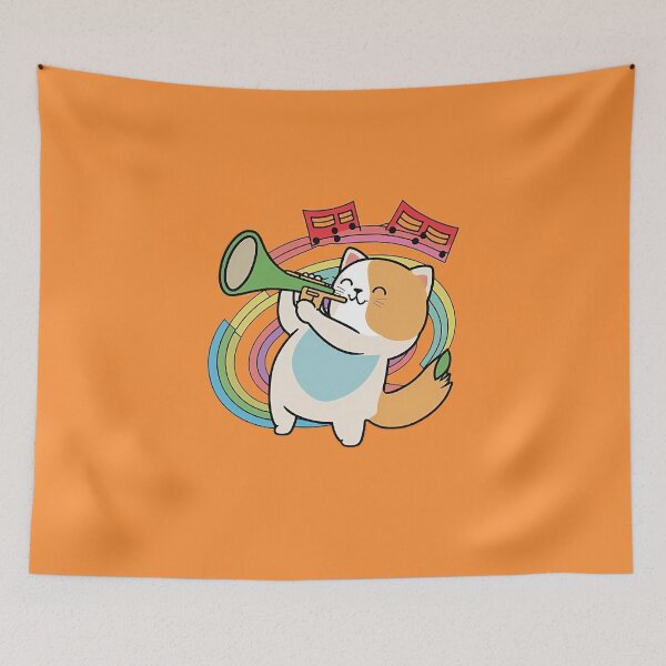 Item preview, Trumpet Cat designed and sold by Void-Fantasies.