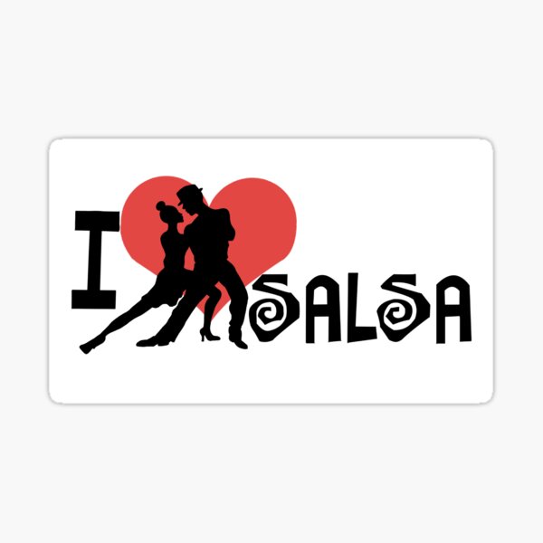 Item preview, salsa sticker designed and sold by purplesakura10.