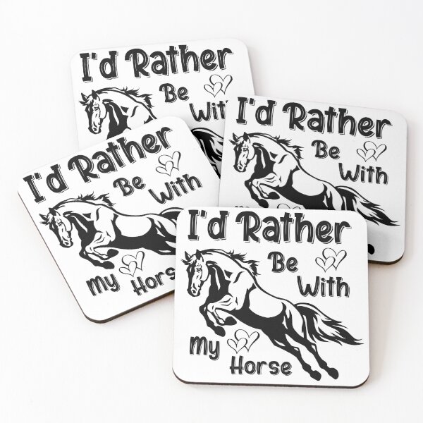 Item preview, I'd Rather Be With My Horse designed and sold by Laidart.