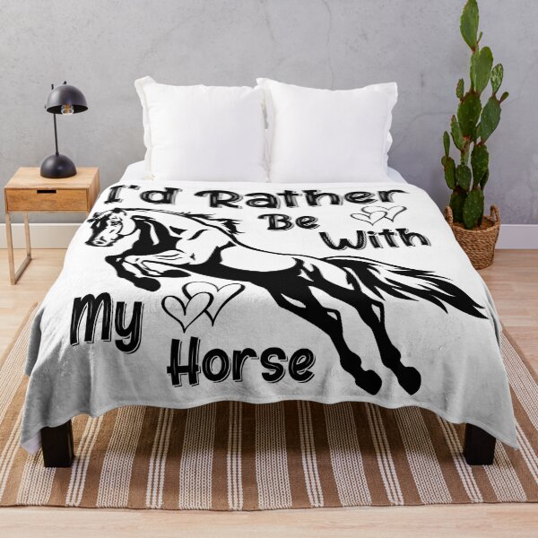Item preview, I'd Rather Be With My Horse designed and sold by Laidart.