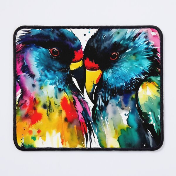 Item preview, Lovebirds designed and sold by DmBWatercolours.