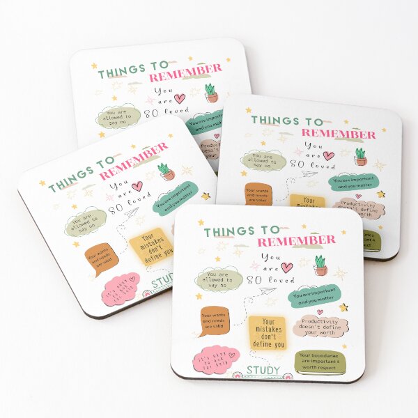 Item preview, Things To Remember 8 things to remember in several colors designed and sold by Ndli.