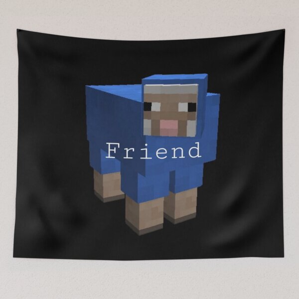 Item preview, Friend dsmp wilbur soot blue sheep designed and sold by Darcey Middleton.