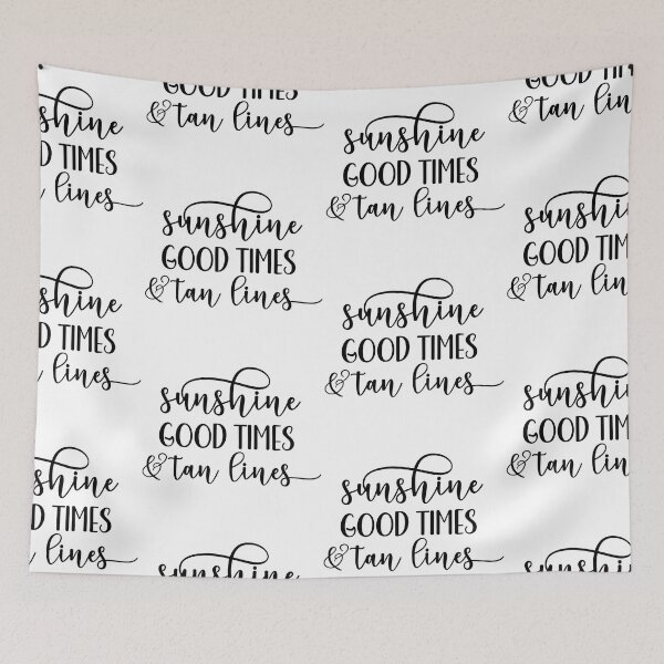 Item preview, Sunshine Good Times Tan Lines I Beach Summer Gifts designed and sold by younghopes.