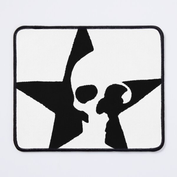 Item preview, skull with a star design black and white strong horror designed and sold by imadisorder.
