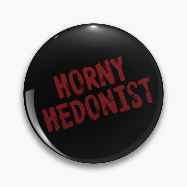 Item preview, Horny Hedonist Label  designed and sold by DapperZombee.