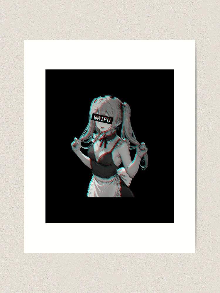 Help Me - Sad Anime Girl Art Board Print for Sale by LEVANKOV