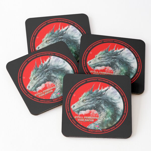 Item preview, PMD00617 Progressive Movement Designs Dragon shows you are still feeling the Bern and support progressive policy goals for progressive Democrats and Independents and Bernie Sanders supporters designed and sold by ProgressiveLeft.
