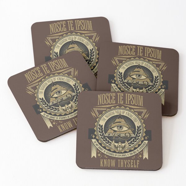 Item preview, NOSCE TE IPSUM - Know Thyself Eye of Horus designed and sold by zptees.