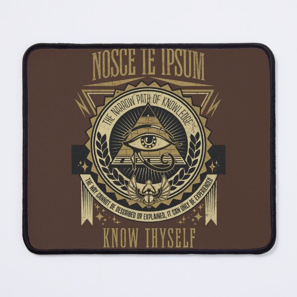 Item preview, NOSCE TE IPSUM - Know Thyself Eye of Horus designed and sold by zptees.