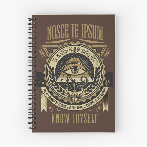 Item preview, NOSCE TE IPSUM - Know Thyself Eye of Horus designed and sold by zptees.