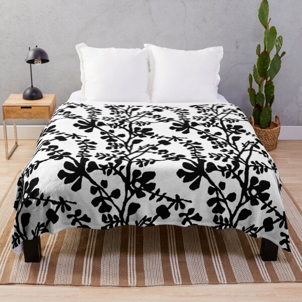Item preview, Repeat Pattern | Black And White Plant designed and sold by TMBTM.