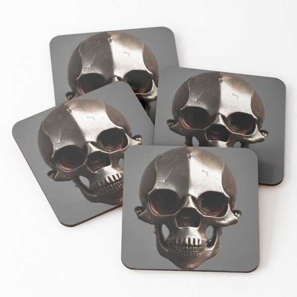 Item preview, Metalic Skull designed and sold by Oni's Realm  Studio.